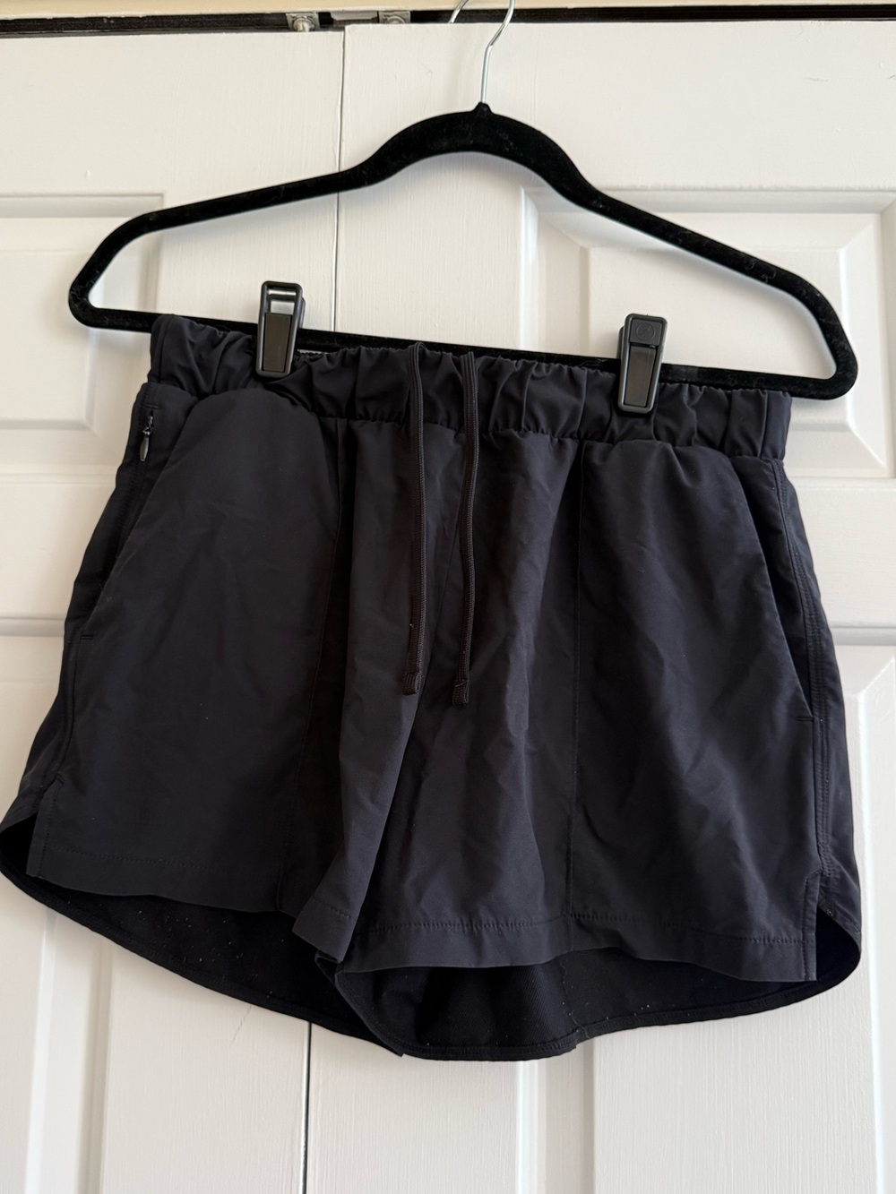 Zella Black Drawstring Athletic Shorts